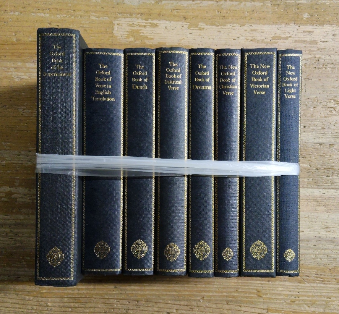 k0801-1.英文学 洋書まとめ/古典文学/戯曲/詩/散文/文芸評論/ディスプレイ/レトロ/アンティーク/紺色/ネイビー