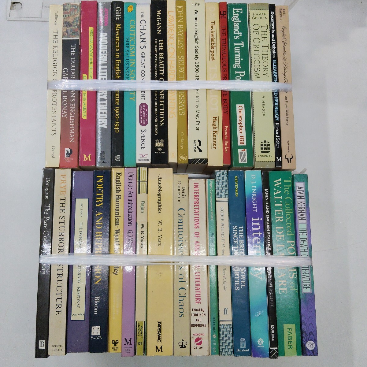 k0804-13 英文学関連洋書まとめてセット /イエイツ/スティーブンソン/ウルフ/ジル/ロレンス/バレル/エリオット/文芸/読み物/小説/評論/