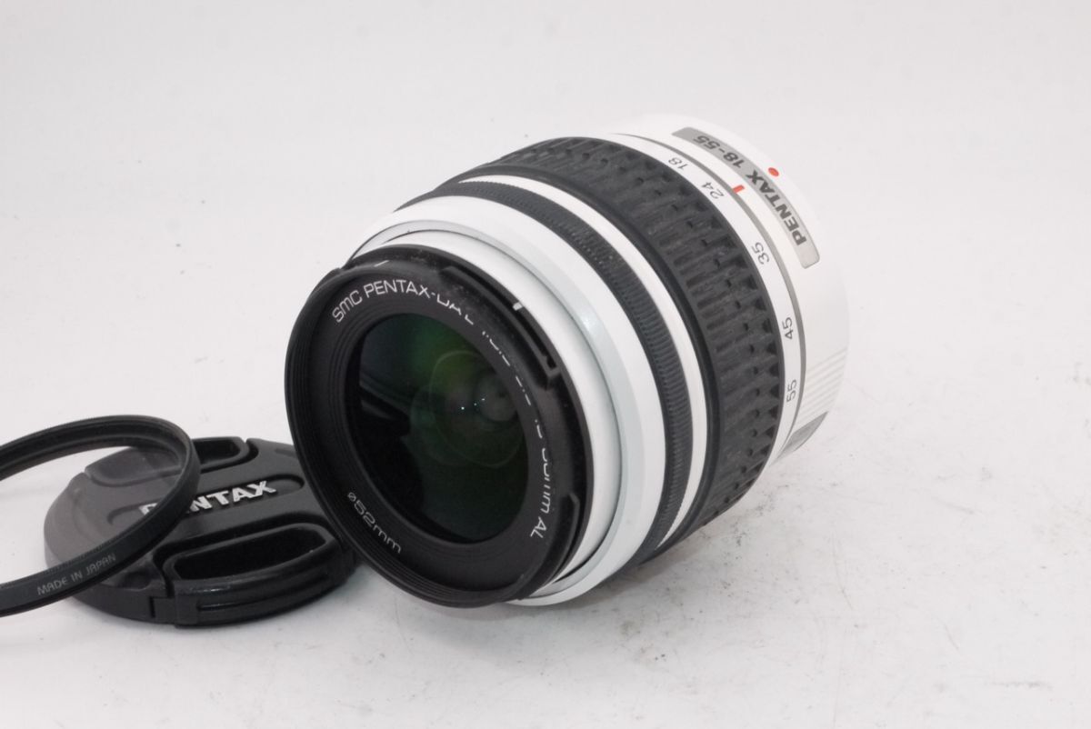 ★美品★ペンタックス PENTAX DA L 18-55mm F3.5-5.6 AL WR ホワイト #3128 #055