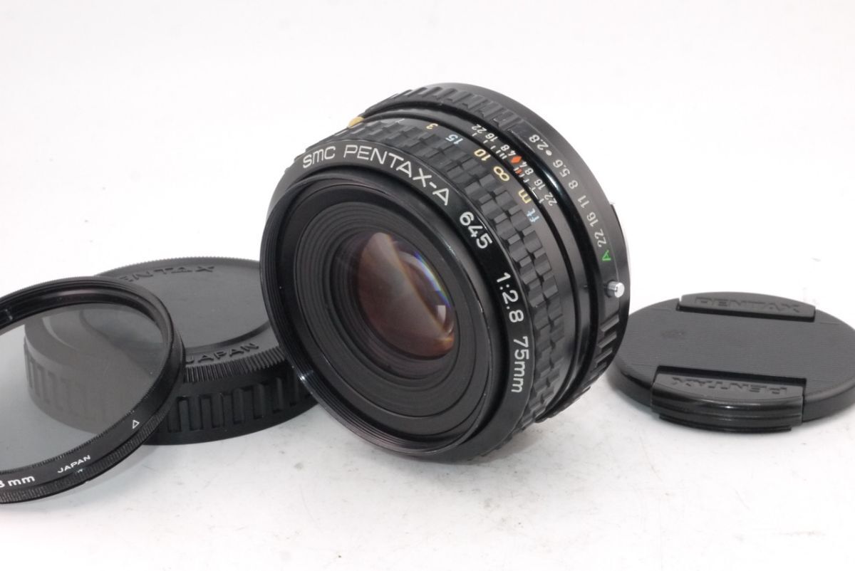 ★良品★ペンタックス PENTAX PENTAX-A 645 75mm F2.8 中判カメラ 単焦点レンズ #3165 #0842