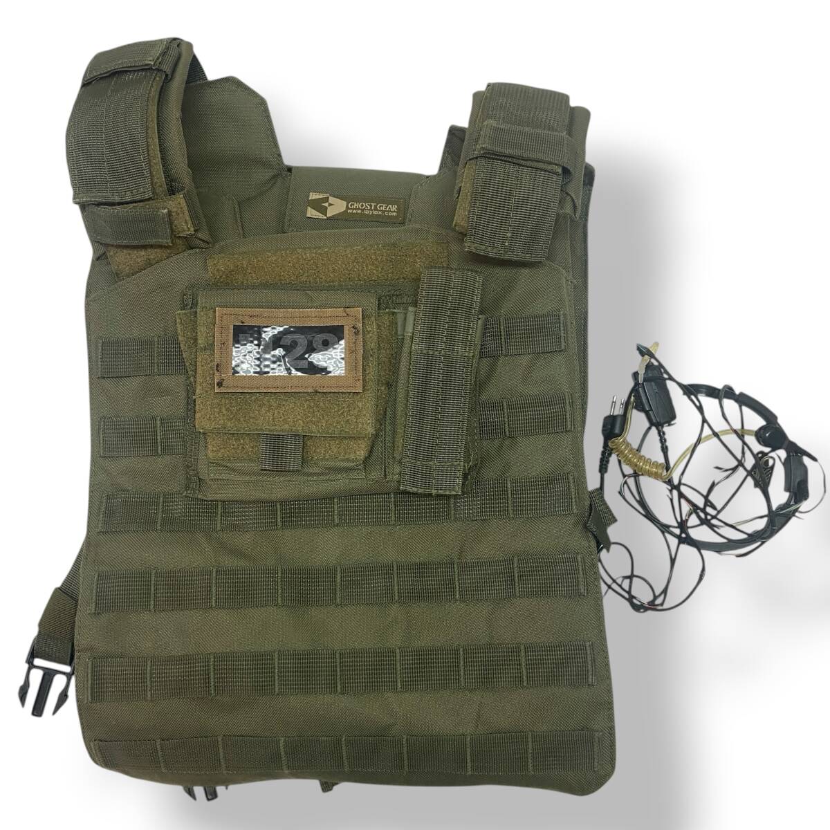 [80/B8-82/251023/640/1087/TY300] GHOST GEAR ゴーストギア LAYLAX ライラクス ミリタリー サバゲ― ベスト 現状品