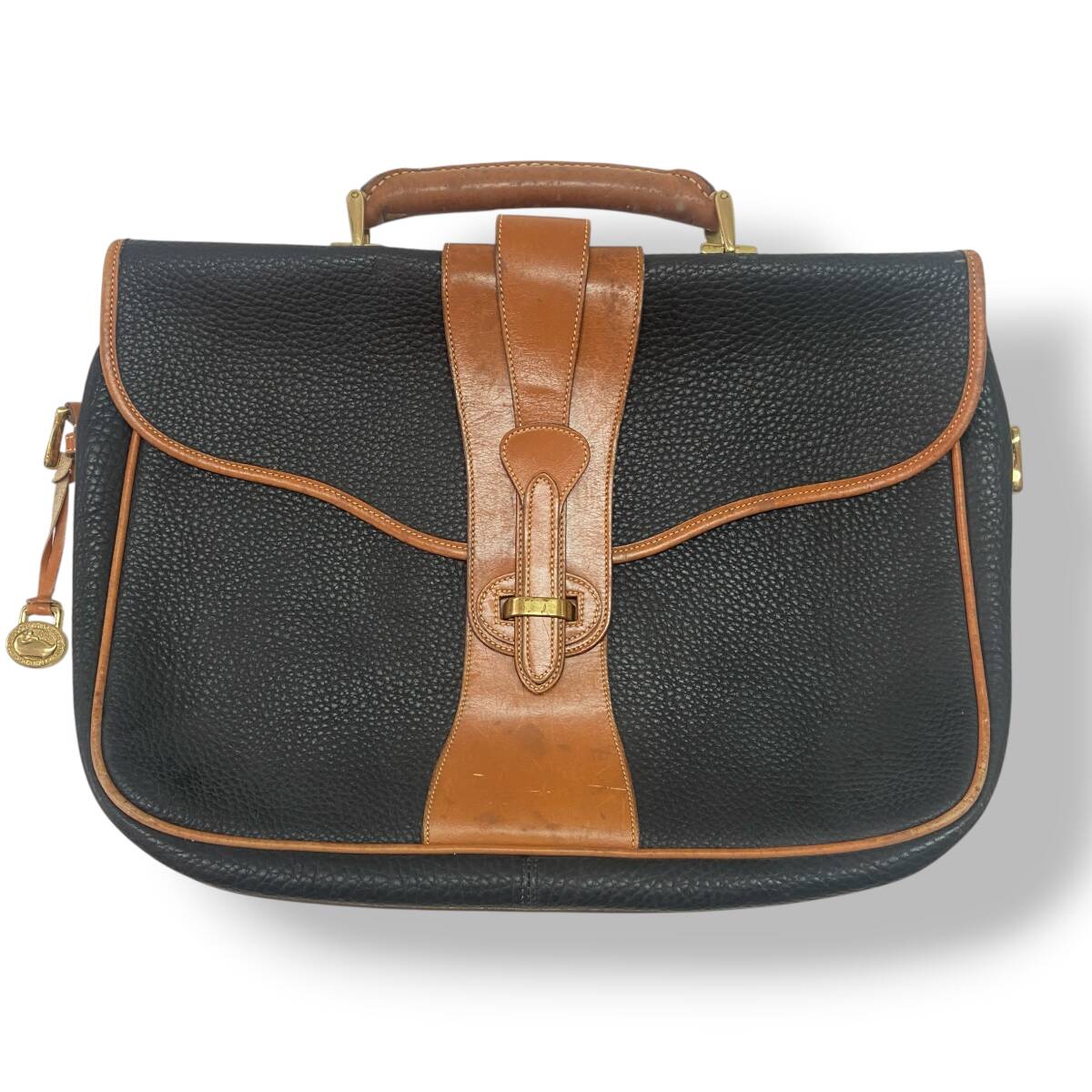 [100/B8-84/260713/12887/1445/UT0] DOONEY ＆ BOURKE ドゥーニーアンドバーク アヒルレザーパッチ 現状品