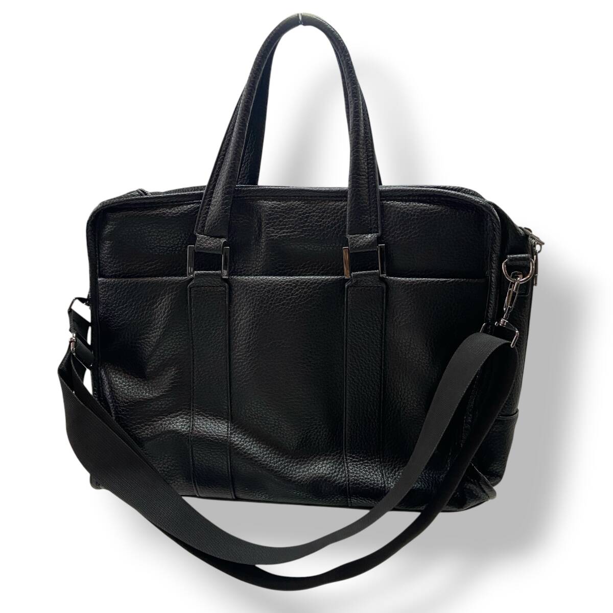 [100/B8-112/260302/10830/1681/SK300] GUSCIO UOMO グッシオウォーモ ビジネスバッグ 現状品