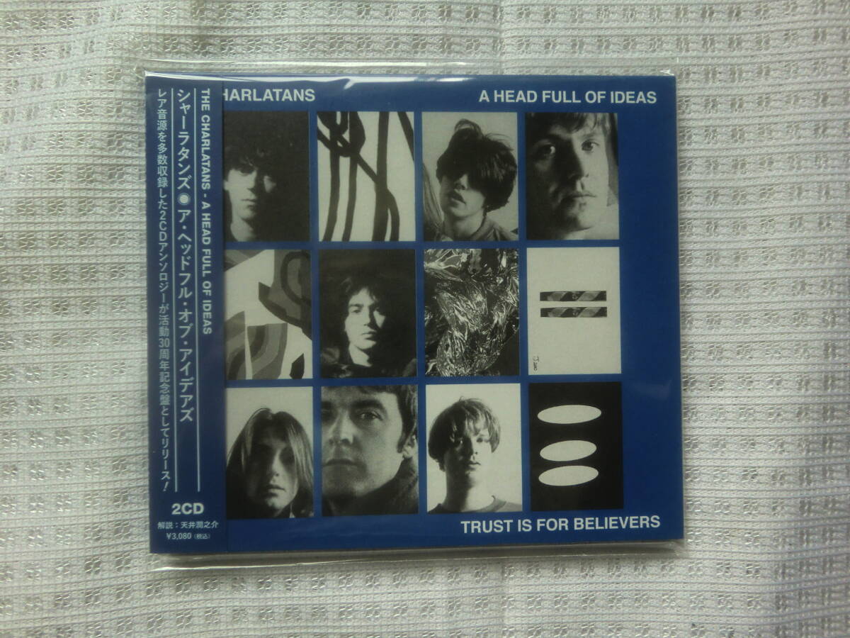 直輸入盤 帯国内盤 2CD 2枚組★THE CHARLATANS/シャーラタンズ★A HEAD FULL OF IDEAS/LIVE - DELUXE EDITION★21'INDIE ROCK名盤★