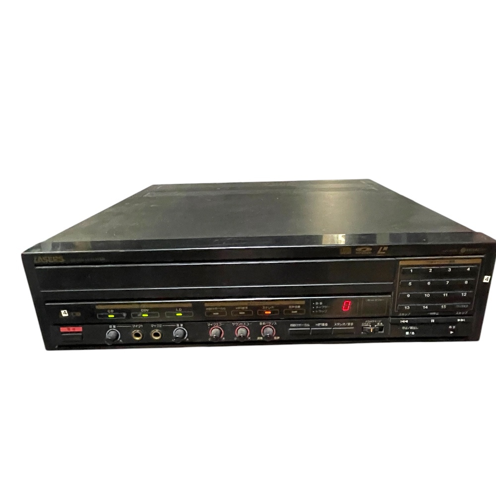 HITACHI 日立 LDプレーヤー VIP-KX10 通電確認済み リモコン付き　LD CD CDV