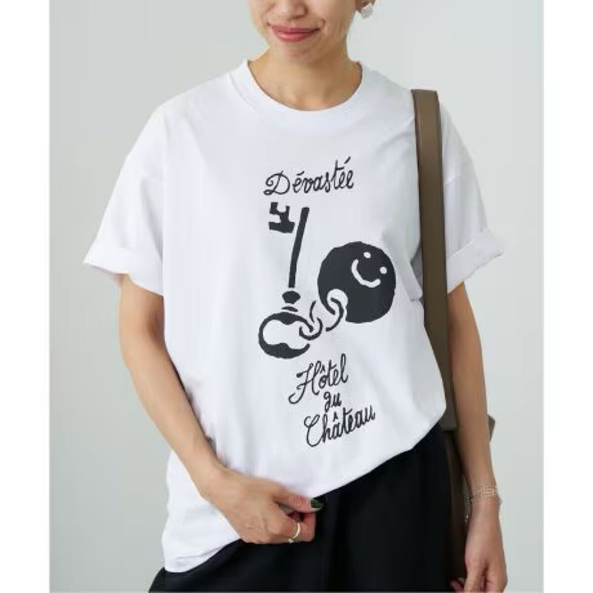 未使用 タグ付き 2024 イエナ IENA DEVASTEE pour IENA Tシャツ ロゴＴ