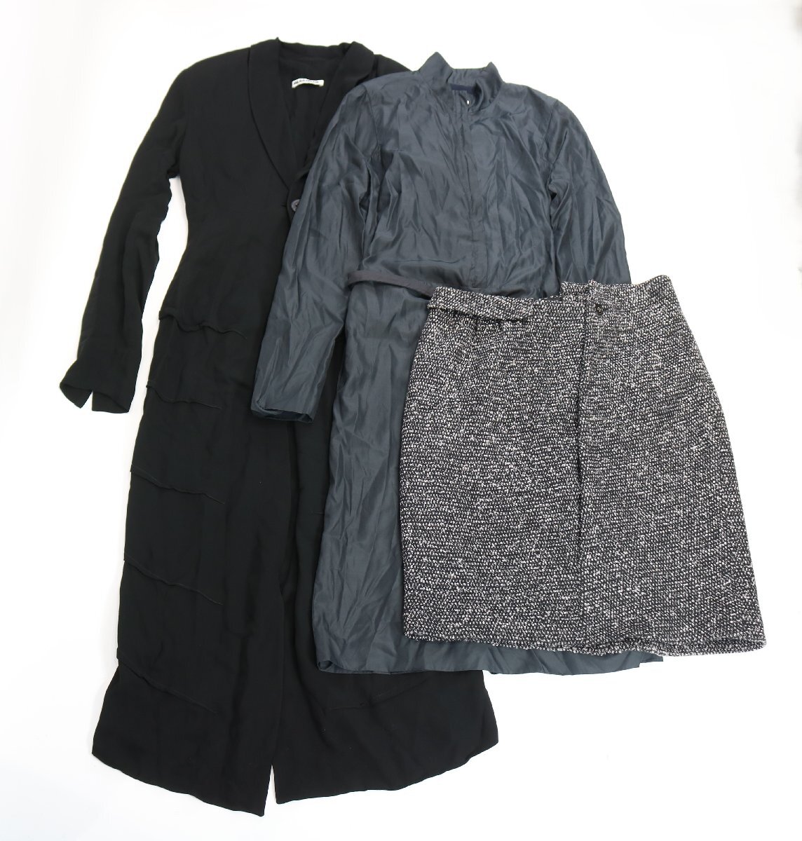 【3点】JIL SANDER ジルサンダー ロングジャケット ワンピース スカート サイズ 34 36 等 レディース ファッション 服 まとめ 6977-HM