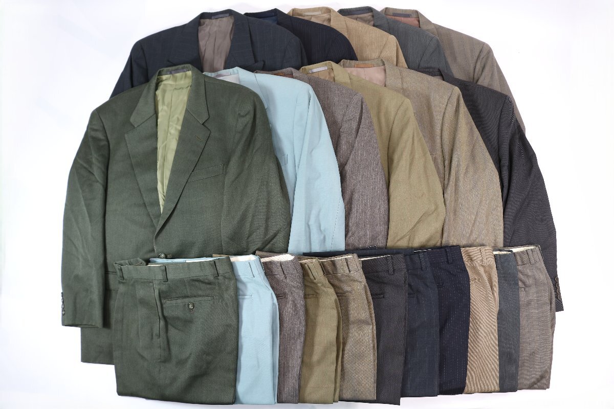 【22点】DANIELCREMIEUX ダニエルクレミュ スーツ ジャケット スラックス 背広 サイズ M L 50 不明 等含 メンズ まとめ 6914-AT