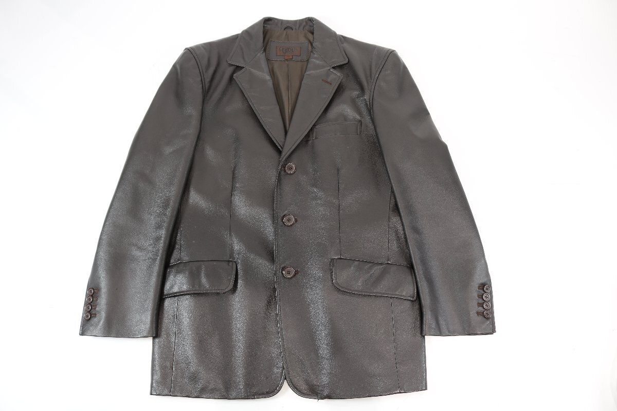 FEDI フェディ レザージャケット アウター 豚革 ピッグスキン サイズ M 紳士 メンズ ファッション 服 6974-HM