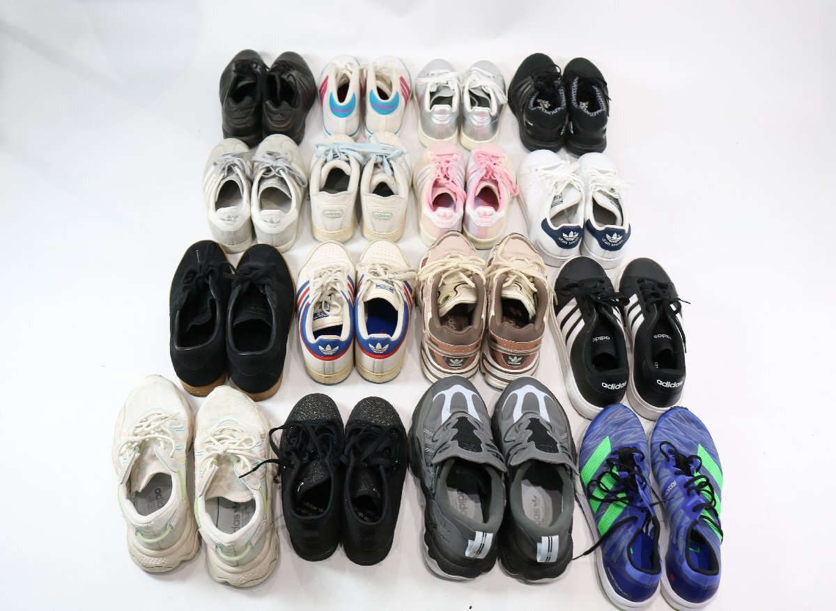 【16点】adidas アディダス スニーカー シューズ 靴 サイズ 4 6 7 8 6 1/2 等含 メンズ レディース まとめ 6911-ES