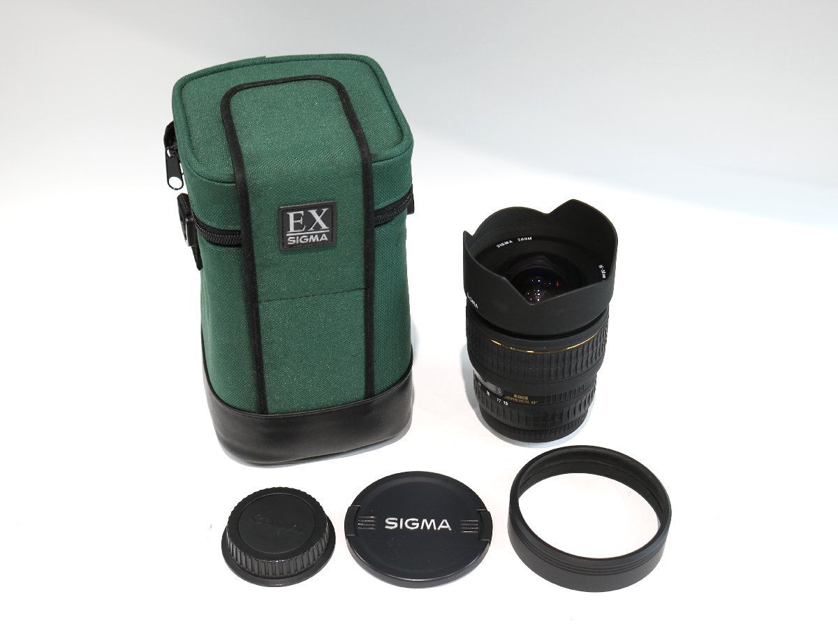 SIGMA シグマ ZOOM 15-30mm F3.5-4.5 DG EX ASPHERICAL IF CANON キャノン用 一眼レフ カメラ ズームレンズ 動作未確認 7052-YS
