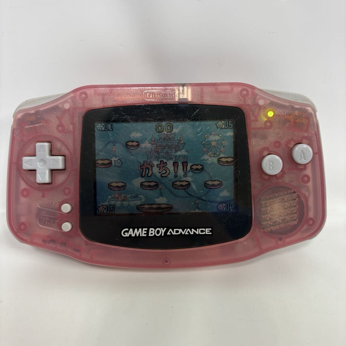 Nintendo GAMEBOY ADVANCE AGB-001 任天堂 ゲームボーイアドバンス クリアピンク