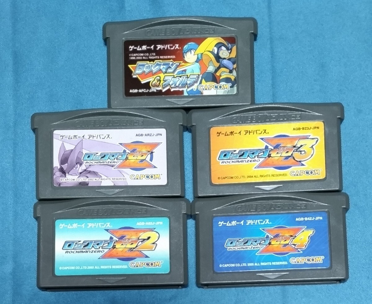ロックマン＆フォルテとロックマンゼロのセット【GBA】
