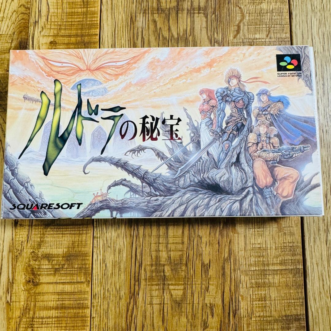 ルドラの秘宝 スーパーファミコン SFC ソフト 箱説明書 マップ付 動作未確認