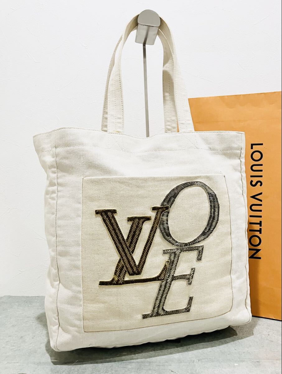 LOUIS VUITTON ● 極上美品 ルイヴィトン トートバッグ ラブ　トートバック　レア　 バッグ