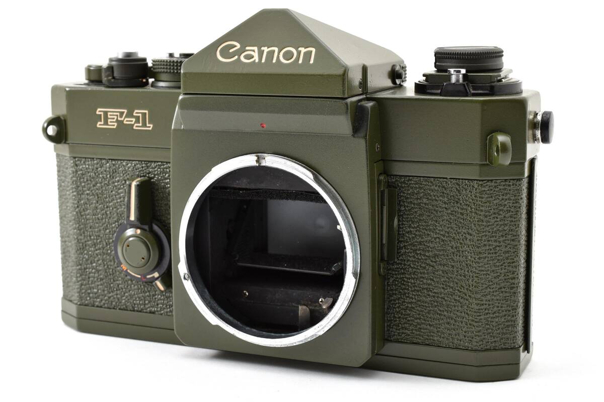 キャノン F-1 オリーブドラブ 35mm 一眼レフ フィルムカメラ グリーン 3013376