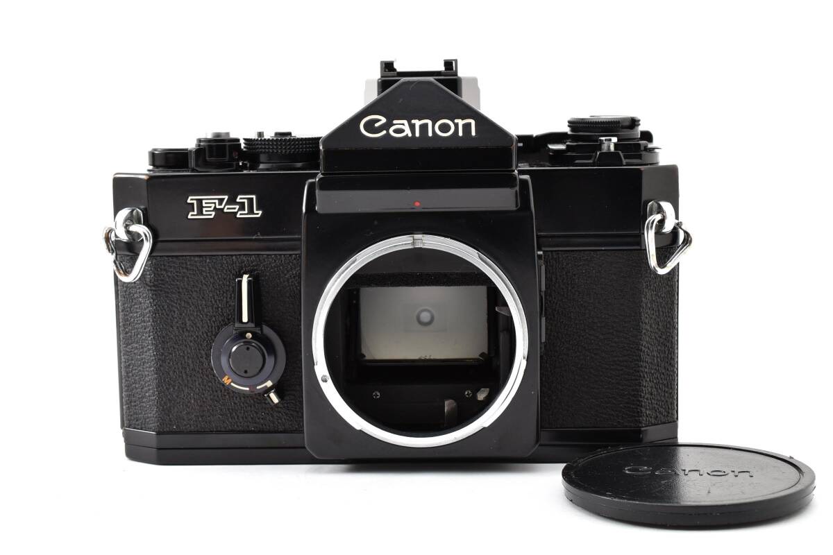 キャノン F-1 一眼レフ フィルムカメラ ボディ フラッシュカプラーF付き 3013366