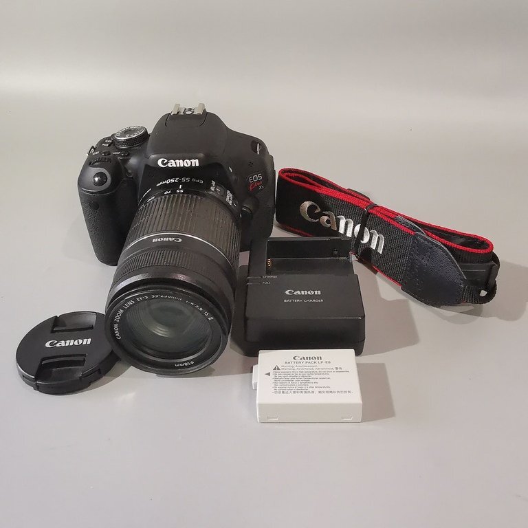 美品 動作品 Canon キヤノンEOS kiss X5 ショット数2154+ CANON EF-S 55-250mm IS II 充電器 Z8808