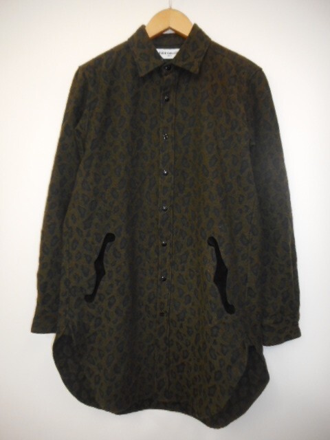 68 送60サ 0826UD10 RUDE GALLERY ルードギャラリー ジャケット 20A/W レオパード グリーン系 サイズ2 中古品