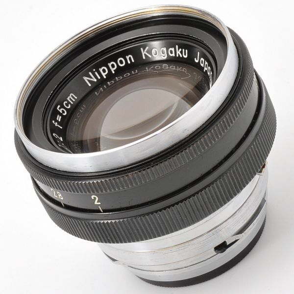 NIKKOR-H 5cm F2 Nikon ニッコール Ｈ 5/2 ニコン Sマウント 日本光学 Nippon Kogaku Japan 日本 NIKKOR H レンズ LENS 50mm S Ｓ Ｓ２ S2