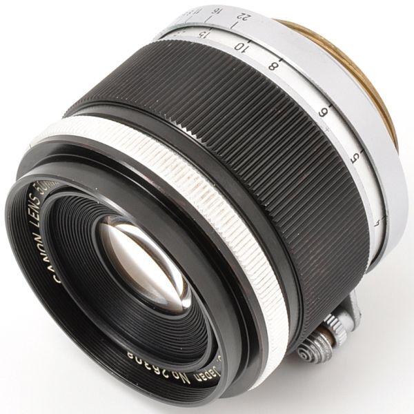 CANON LENS 50mm F2.8 キャノン レンズ 50/2.8 Lマウント L39 LTM キヤノン カメラ CAMERA スクリューマウント JAPAN 日本製 5cm 28