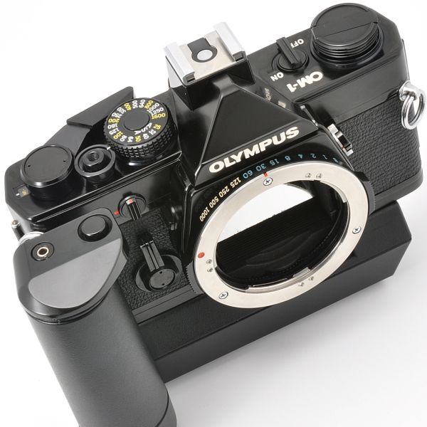 OLYMPUS OM-1 オリンパス ＯＭ－１ WINDER 2 ワインダー ２ ブラック Black OM-SYSTEM ＯＭ－システム 日本製 JAPAN マニュアル OM 1