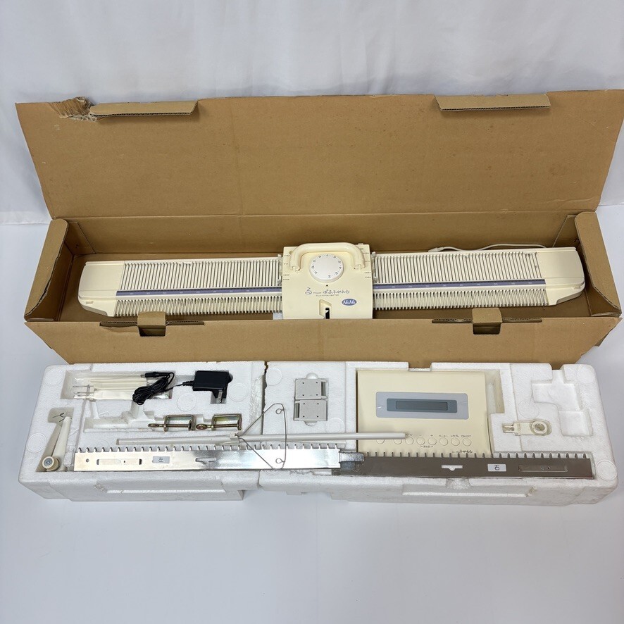 NaNa 編み機 KH-355 るーぱるふれんど 7mm PITCH KNITTER 液晶パネル付き 元箱 通電確認済み