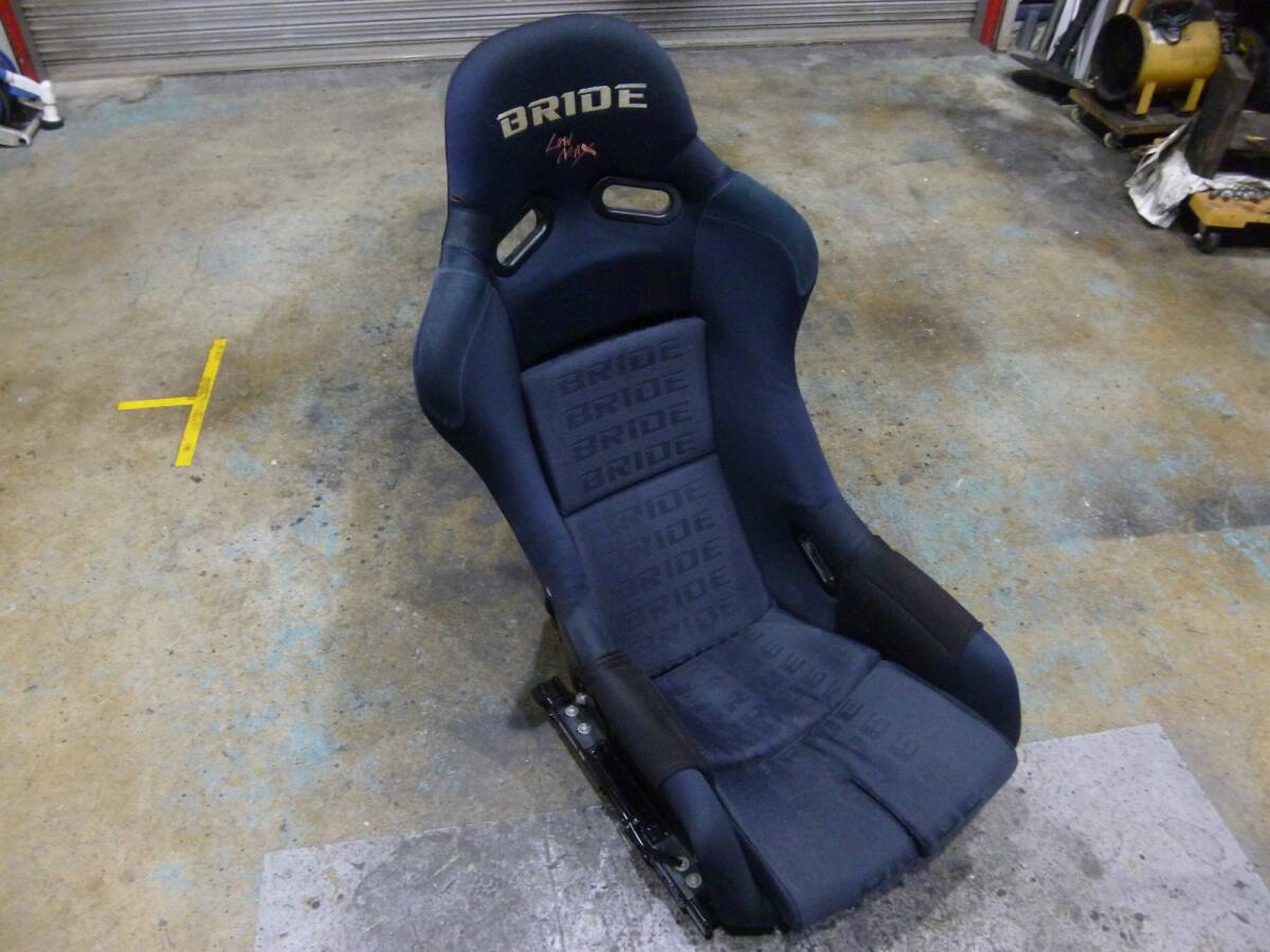 4.BRIDE ブリッド フルバケットシート フルバケ 黒 LOW MAX AE86 運転席シートレール S13 S14 RPS13 180SX SR20 ZN6 旧車