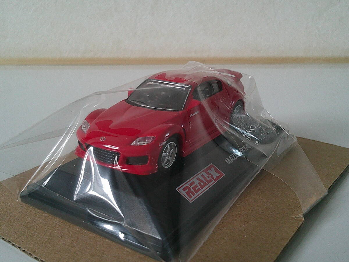 1/72 REAL-X MAZDA ROTARY HistoriesCollection 2nd RX-8 SE3P Red リアルX マツダ ロータリーコレクション ダイキャスト製 未開封未展示