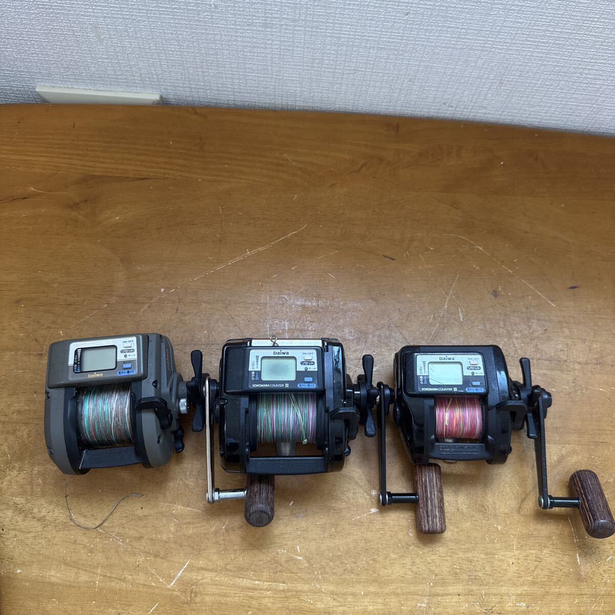 Daiwa ダイワ SOKOKARA COUNTER II ソコカラカウンターII 3個セット　X300、X600、S400 現状品