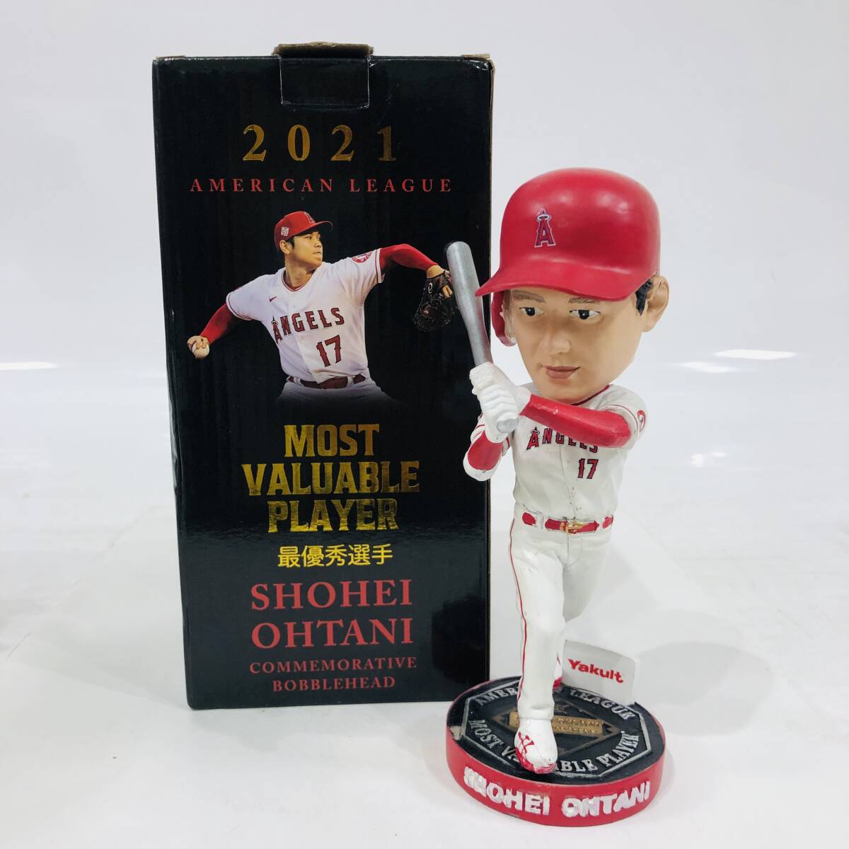 大谷翔平 フィギュア 2021年 MVP受賞記念 ボブルヘッド スタジアム来場者限定 ヤクルト 人形 箱あり NC4418M