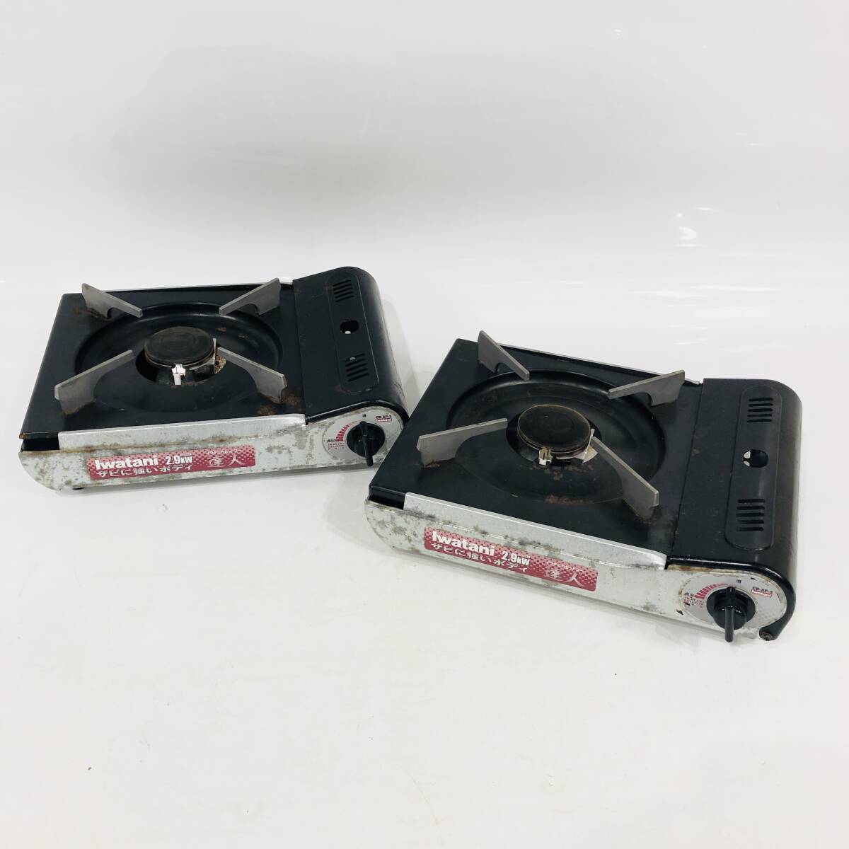 2個 まとめ 動作品 Iwatani イワタニカセットフー 達人 AP-5 カセットコンロ 卓上コンロ 調理器具 現状品 NC4461M
