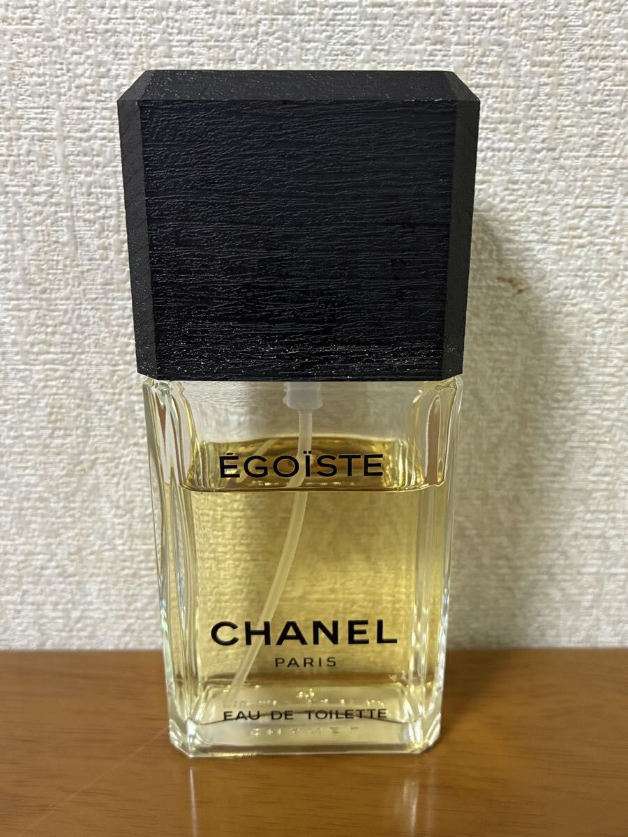 CHANAEL シャネル 香水 EGOISTE エゴイスト 100ml EAU DE TOILETTE オードトワレ フレグランス 残量7〜8割程度 中古 現状品 送料無料