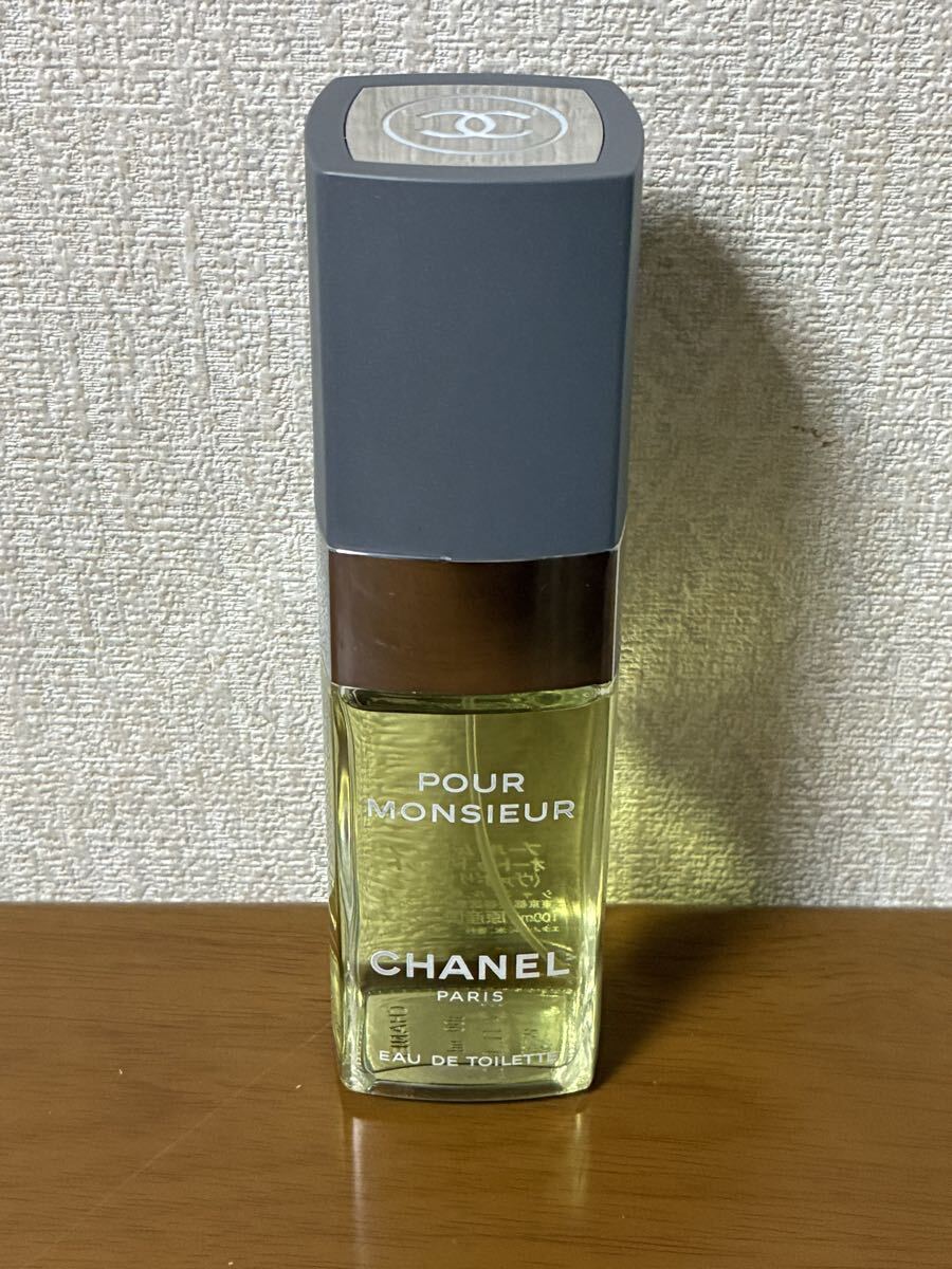 CHANAEL シャネル 香水 POUR MONSIEUR プール ムッシュウ 100ml EAU DE TOILETTE オードトワレ ヴァポリザター 残量約9割程度
