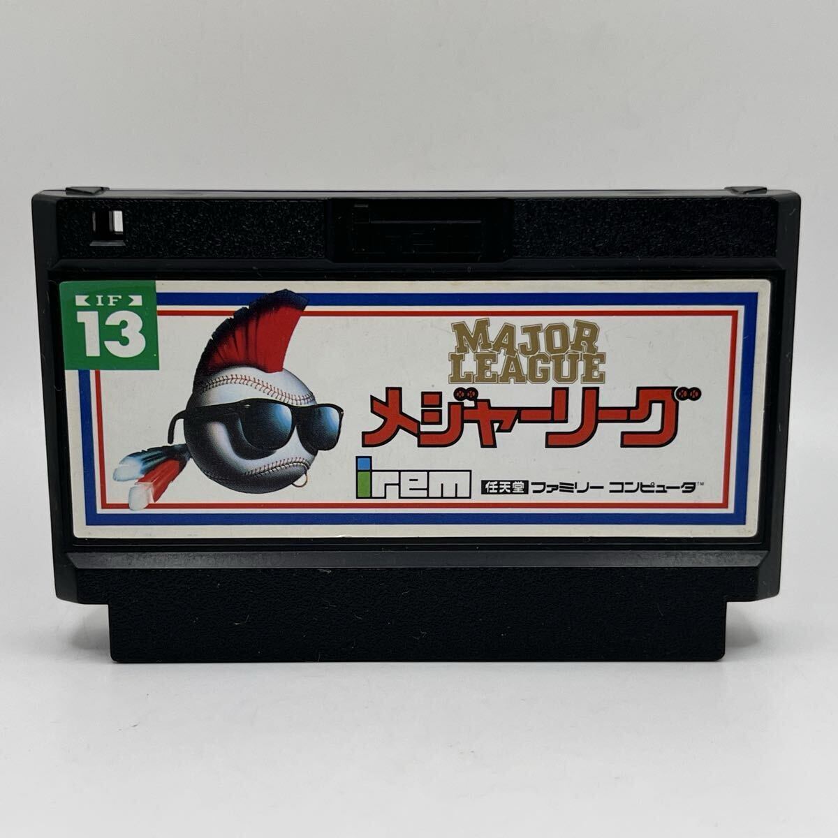 MAJOR LEAGUE メジャーリーグ 1989 irem アイレム 任天堂 Nintendo ファミリーコンピュータ ファミコン FC ソフト カセット カートリッジ