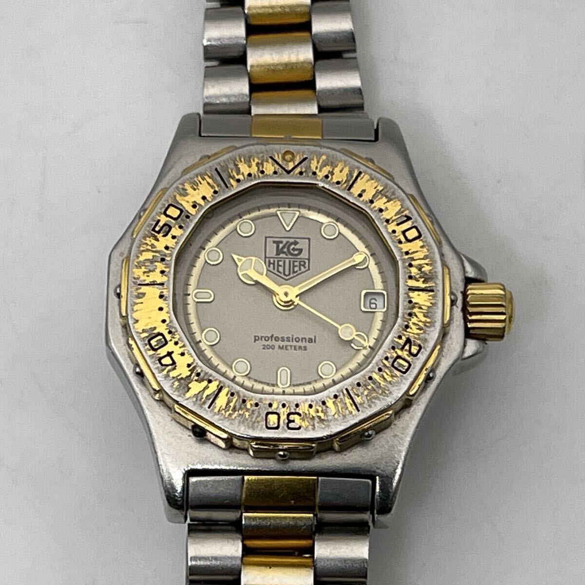 TAG HEUER 3000 professional 200 METERS 934.208 タグ・ホイヤー クォーツ ダイバーズウォッチ 3針 デイト レディース