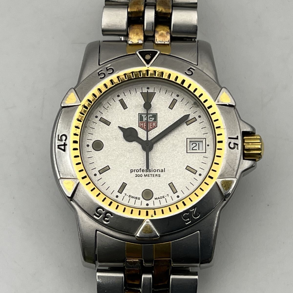 TAG HEUER 1500 professional 200 METERS 955.713G タグ・ホイヤー クォーツ ダイバーズウォッチ 3針 デイト メンズ