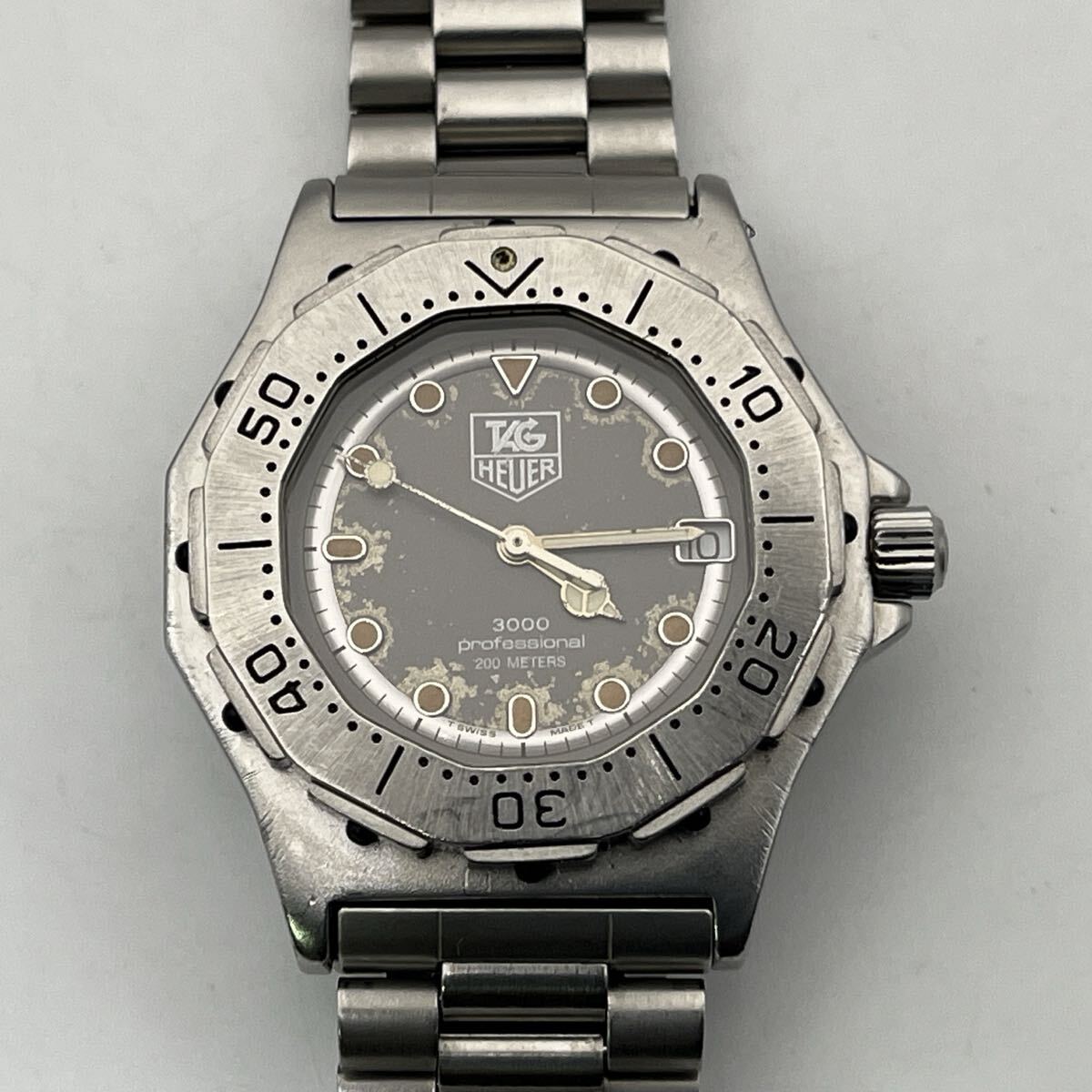 TAG HEUER 3000 professional 200 METERS 932.213 タグ・ホイヤー クォーツ ダイバーズウォッチ 3針デイト メンズ ボーイズ 新品電池交換済