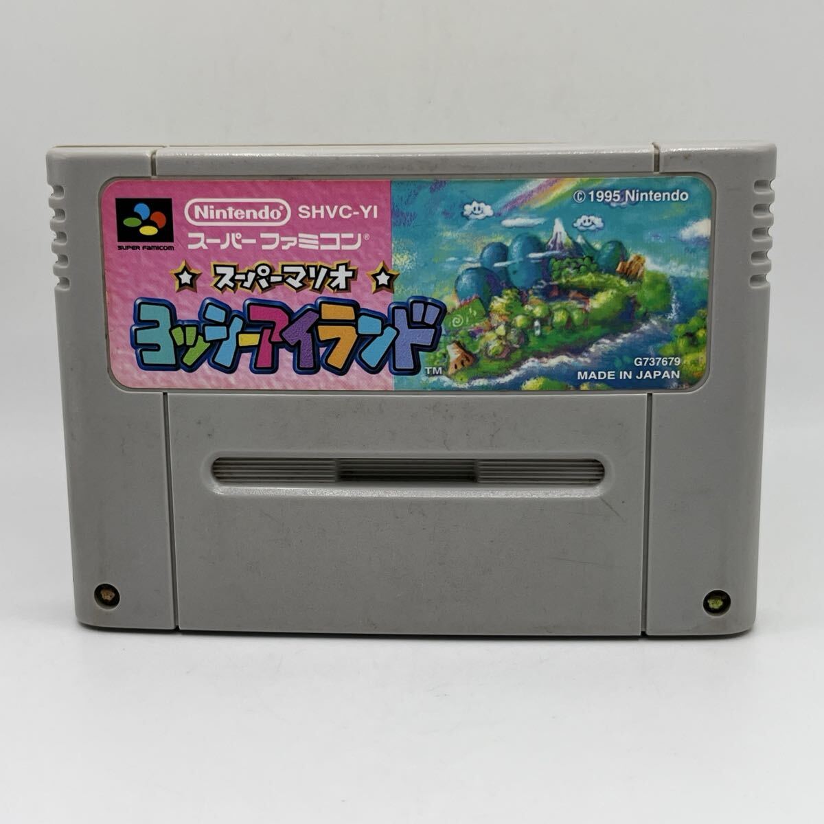 スーパーマリオ ヨッシーアイランド 1995 Nintendo 任天堂 SUPER FAMICOM CASSETTE スーパーファミコン SFC カセット 端子清掃済