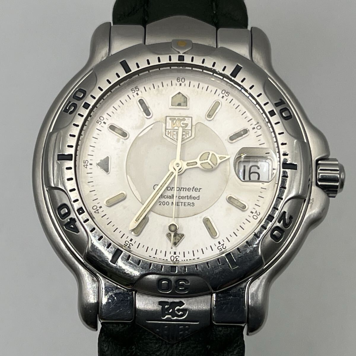 TAG HEUER 6000 Chronometer Officially certified 200 METERS WH5111-K1 タグ・ホイヤー 6000シリーズ 自動巻き メンズ 動作品 