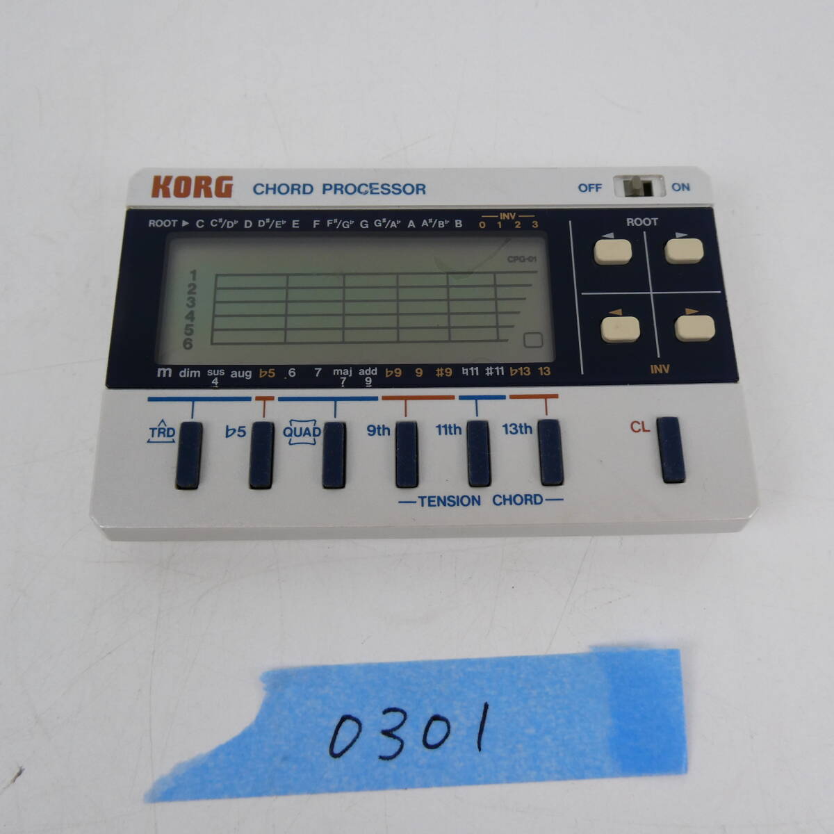 【1円スタート】KORG CPG-01 Chord Processor コードプロセッサー 通電確認済み