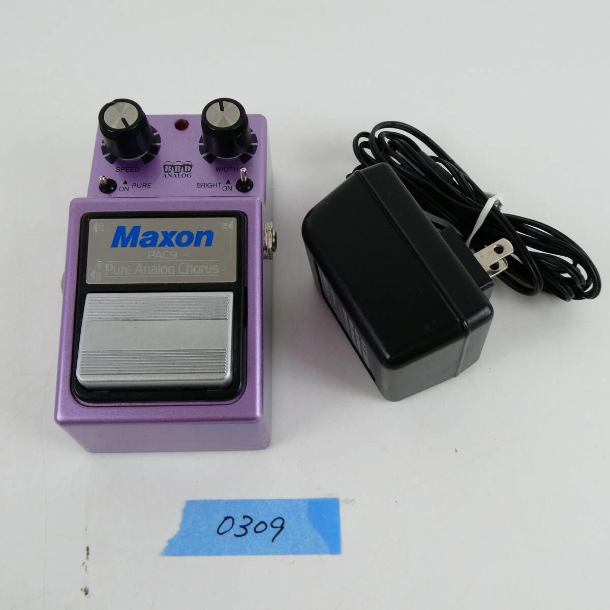 【1円スタート】Maxon PAC9 Pure Analog Chorus アナログコーラス エフェクター 通電確認済み