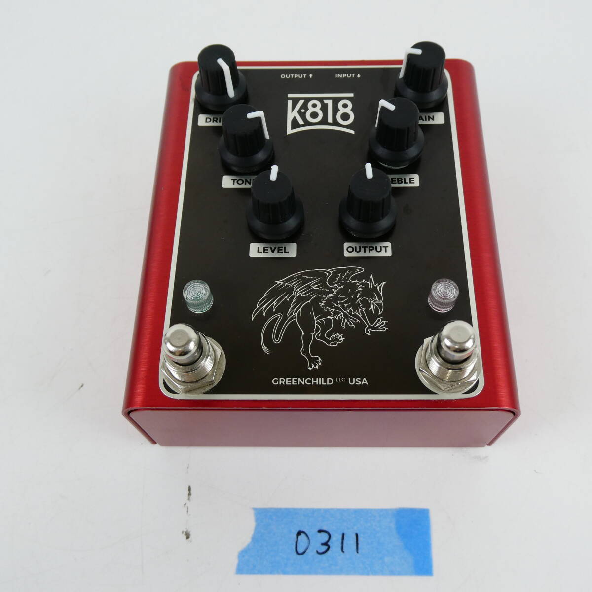 【1円スタート】Greenchild K818 Dual Overdrive エフェクター 通電確認済み