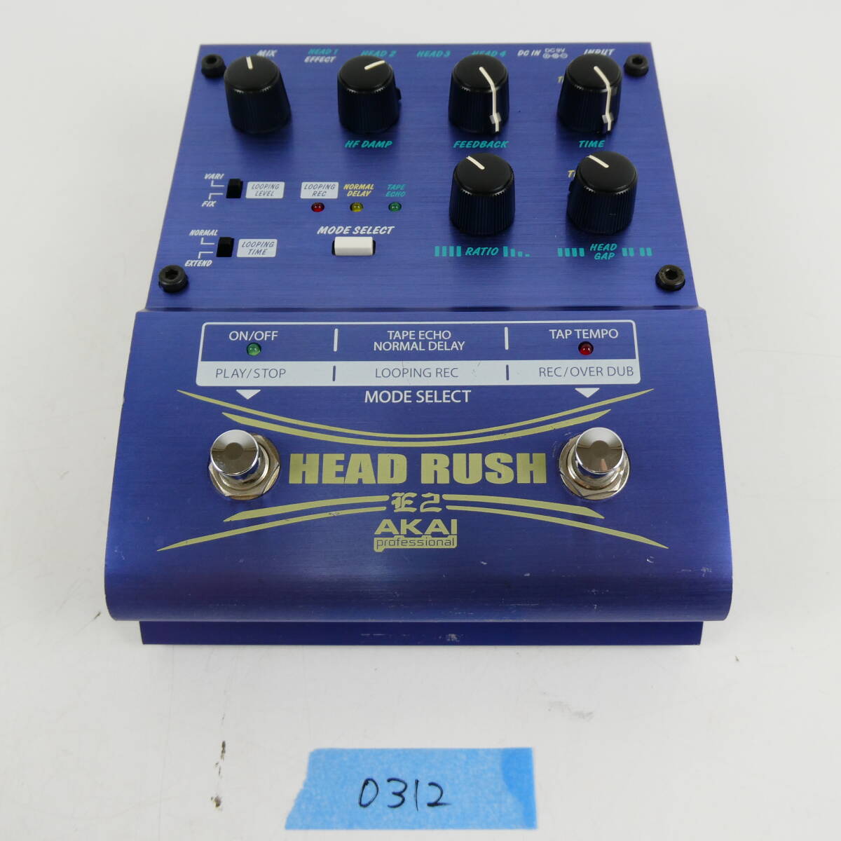 【１円スタート】AKAI Professional HEAD RUSH E2 アカイ ディレイ テープエコーシミュレーター 通電確認済み