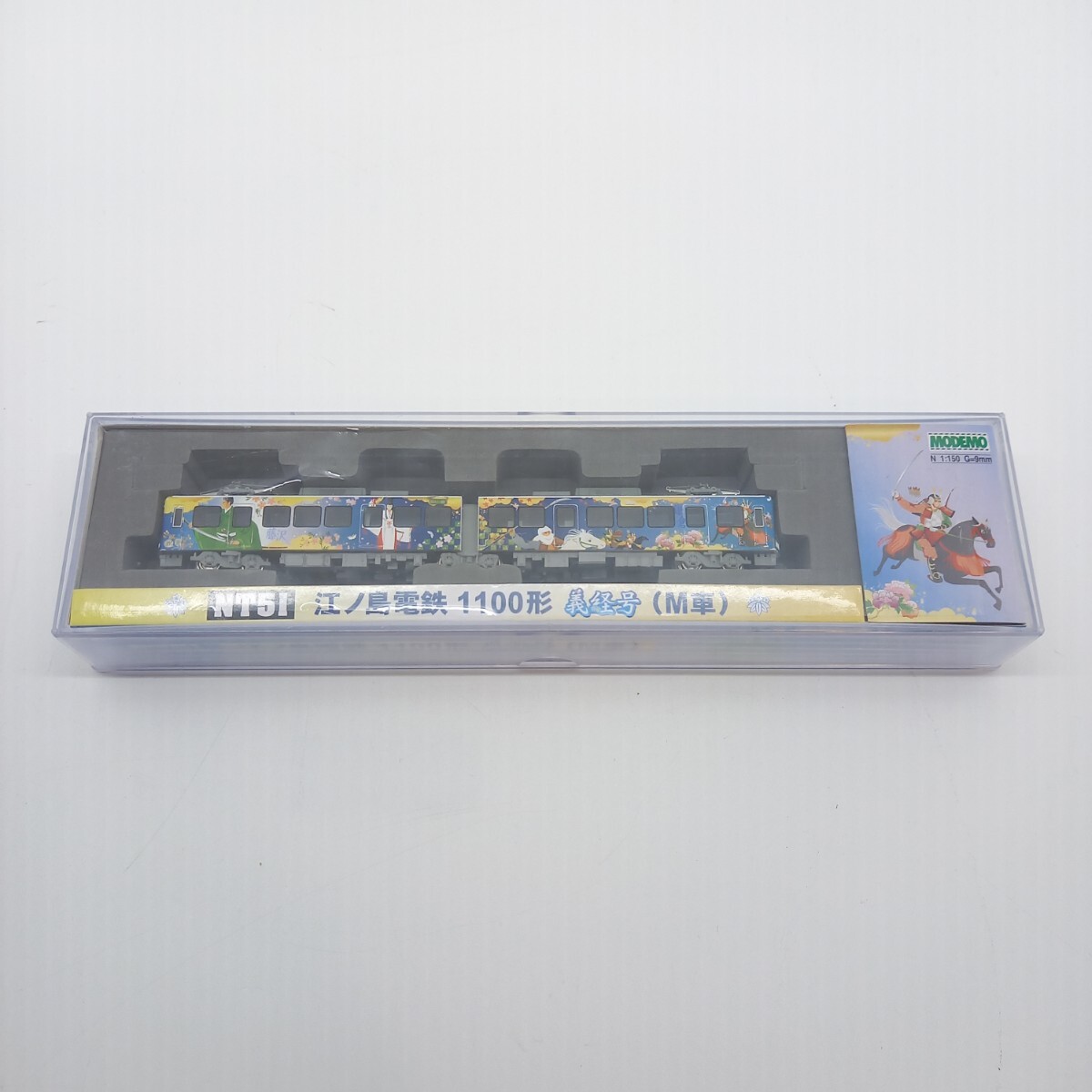 MODEMO Nゲージ NT51 江ノ島電鉄 1100形 義経号(M車) Nゲージ 鉄道模型 ハセガワ