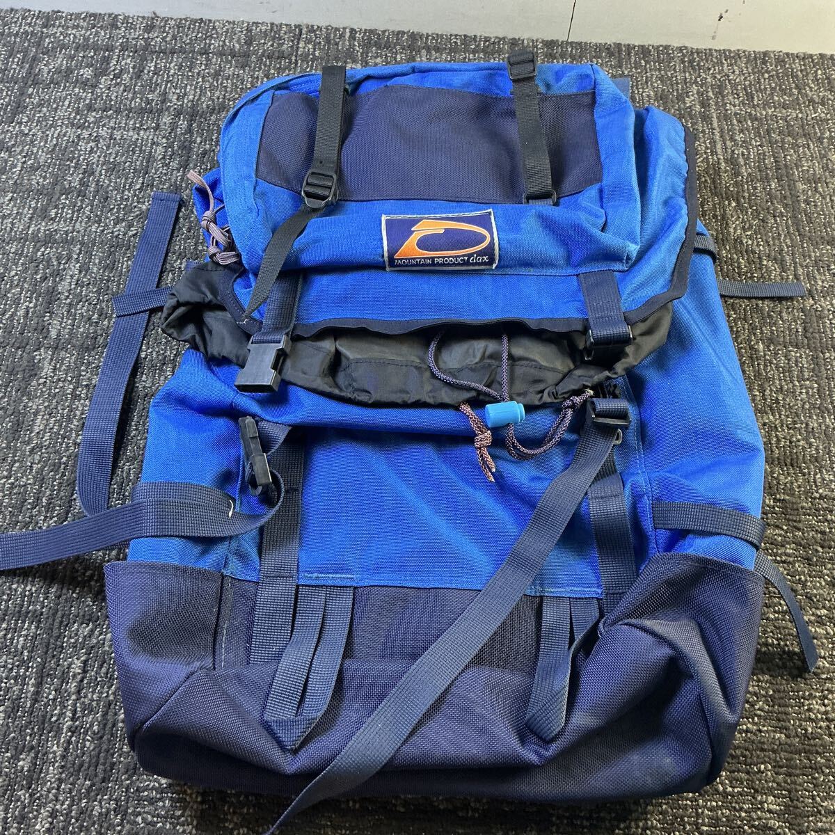 ya7192 mountain dax マウンテンダックス リュックサック ブルー 登山 トレッキング キャンプ アウトドア ザック バックパック 中古