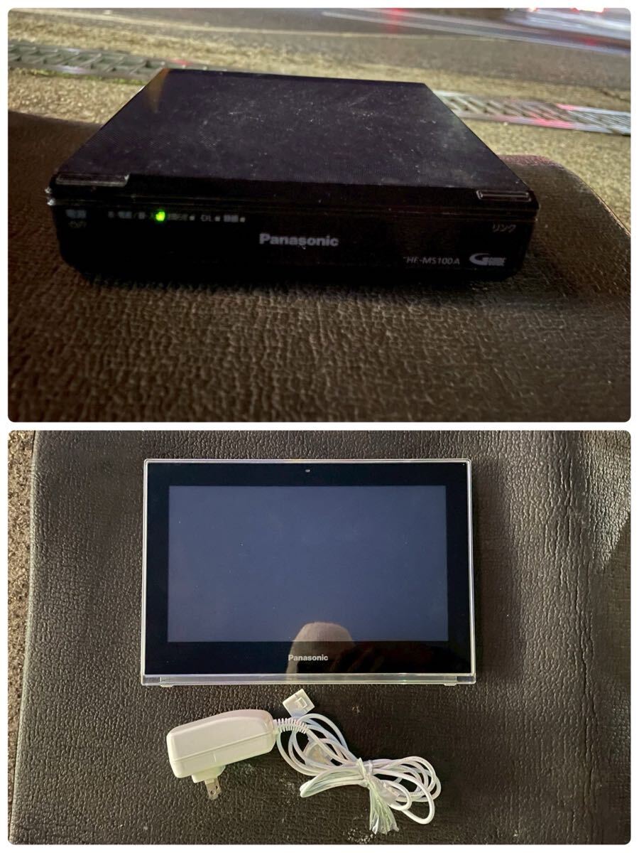 PANASONIC ホームサーバー& モニター　HD-MS100A、HF-MD10A1△GW9617.GW9616△