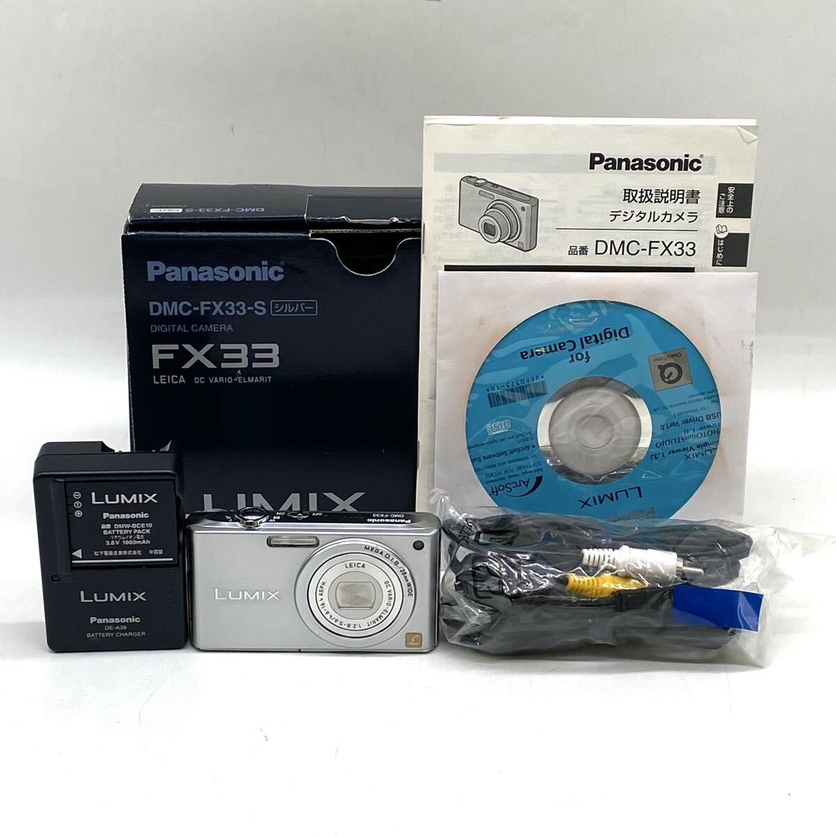 【7K89】1円スタート Panasonic LUMIX DMC-FX33 パナソニック ルミックス コンパクトデジタルカメラ デジタルカメラ デジカメ コンデジ