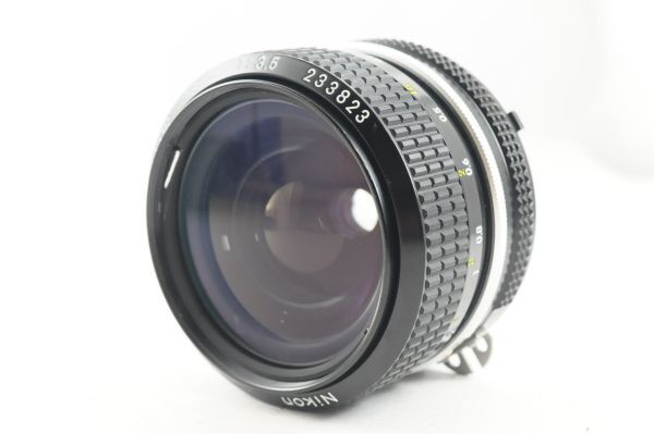 ★極上美品★Nikon ニコン Ai NIKKOR 28mm F3.5 清潔感溢れる綺麗な外観！クリアーな光学！0813