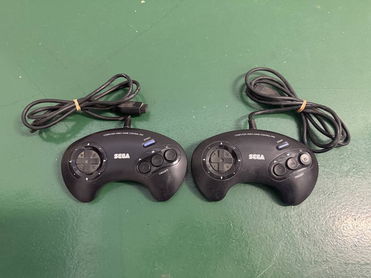 7110 SEGA セガ MEGADRIVE メガドライブ コントローラー SJ-3500 2点まとめ 動作未確認 